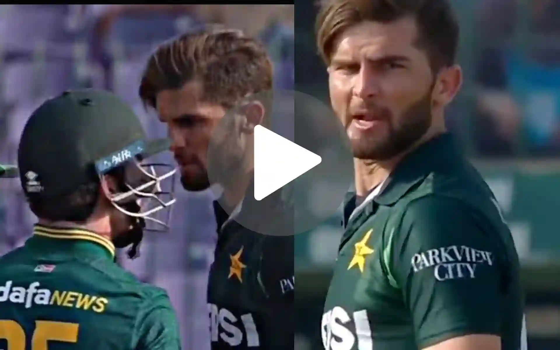 [Watch] Drama Galore In Karachi! Angry Shaheen Afridi Abuses Breetzke After Deadly Stare